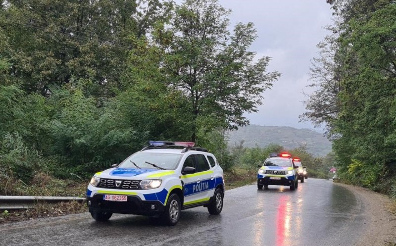 Transportul sacilor cu buletinele de vot, păzit de poliție la Cluj