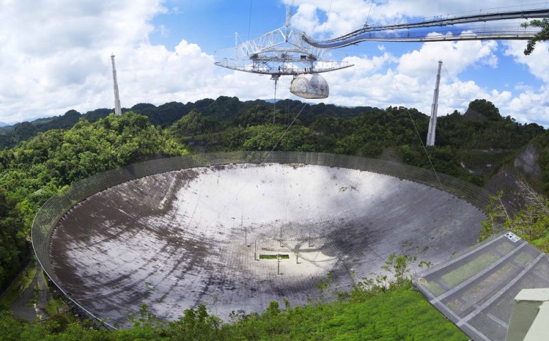 Celebrul telescop spaţial Arecibo din Puerto Rico va fi dezafectat