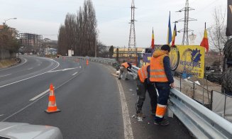 Drumarii pun parapete nou-nouțe în Baciu. VEZI cum arată