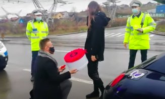 Luptătorul K1 Ciprian Mariș și-a cerut iubita în căsătorie. Poliția din Cluj i-a fost complice