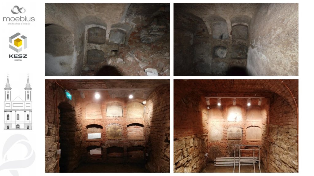 Constructorii de la Kesz au reabilitat cripta Mănăstirii Franciscanilor