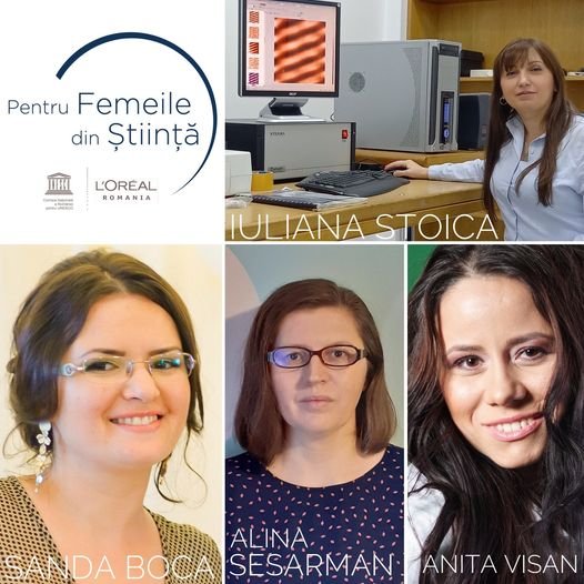 Două din cele patru burse L'oréal UNESCO pentru femeile din ştiinţă vin la Cluj