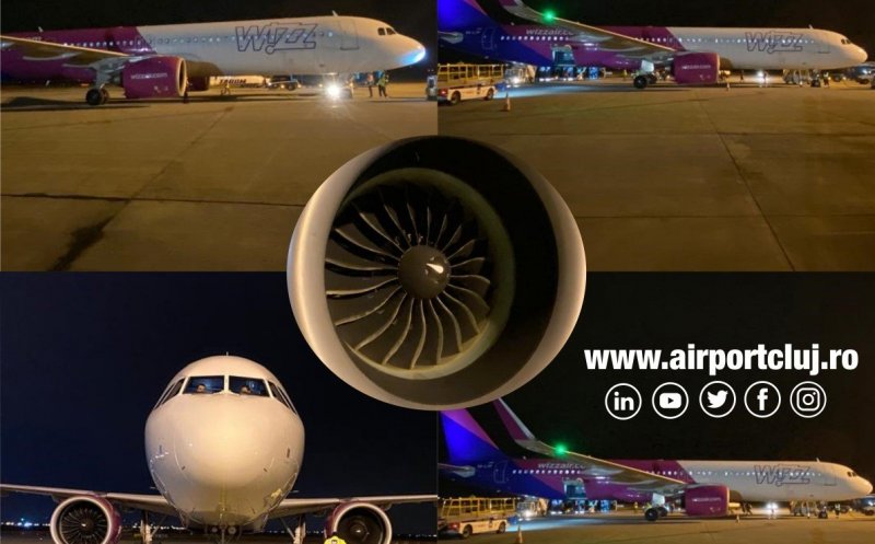 Pe Aeroportul Cluj a aterizat prima aeronavă de tip A321neo