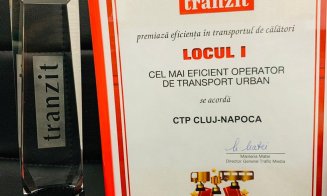 CTP Cluj Napoca desemnată din nou drept „Cea mai performantă companie de transport public de persoane din România”