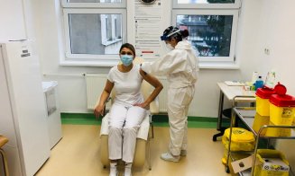 Cum a decurs prima vaccinare anti-Covid la Cluj. VEZI imagini