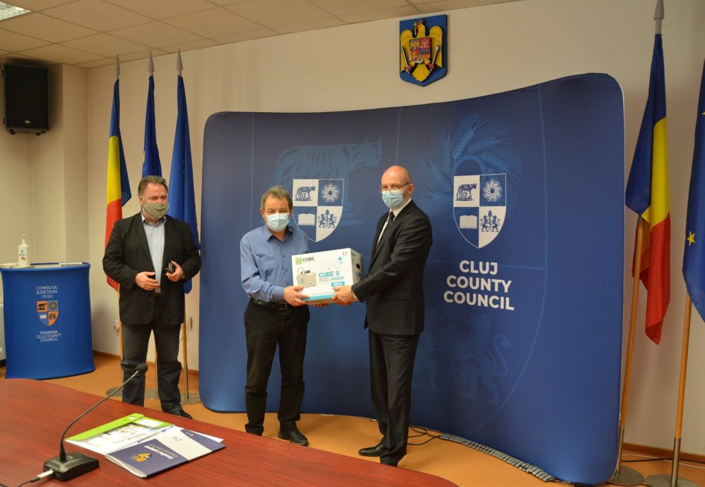 Nebulizatoare pentru cinci spitale COVID clujene