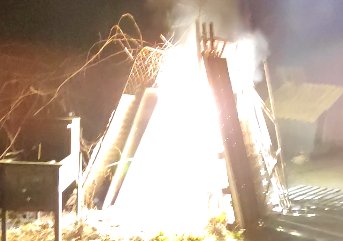 A luat foc branșamentul pentru alimentarea cu energie electrică la o casă din Cluj