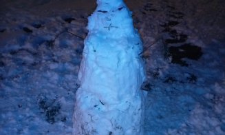 Dor de iarnă cu sirene şi oameni de zăpadă la Cluj-Napoca