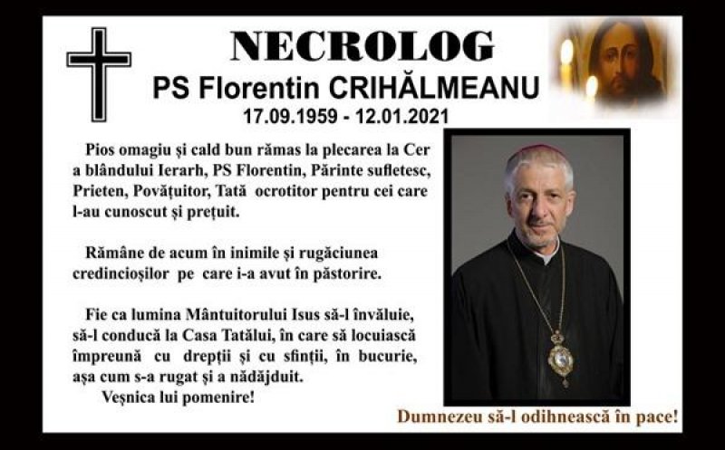 Restricții de circulație pentru Slujba de Înmormântare a Preasfinției Sale Florentin Crihălmeanu