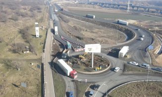 Sensul giratoriu de pe A10 Sebeș-Turda de la nodul rutier Alba Iulia Nord va fi reconfigurat
