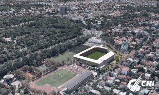 Stadionul Național de Rugby, o “afacere” made in Cluj. "Bijuteria" de la Arcul de Triumf, din dronă
