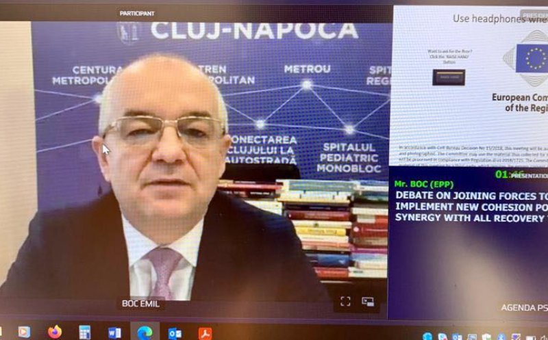 Emil Boc şi proiectele oraşului, la Comitetul European al Regiunilor