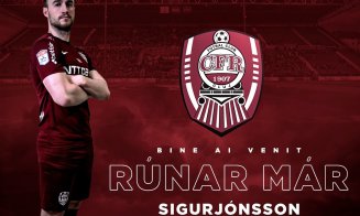 CFR Cluj l-a prezentat pe Runar Sigurjonsson, mijlocașul ofensiv cerut de Edi Iordănescu