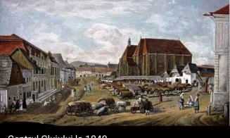 Centrul Clujului, în 1840