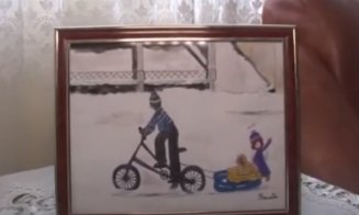 Băiețelul din Cluj care își plimba câinele cu sania a mai primit un cadou surpriză