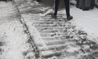 Deszăpezire promptă la Florești. „Solicităm cetățenilor să curețe trotuarele din fața locuințelor”
