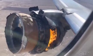 Probleme pentru Boeing: toate navele rămân la sol, după ce motorul unui avion a luat foc în zbor. "Zgomot înfiorător, o bubuitură"