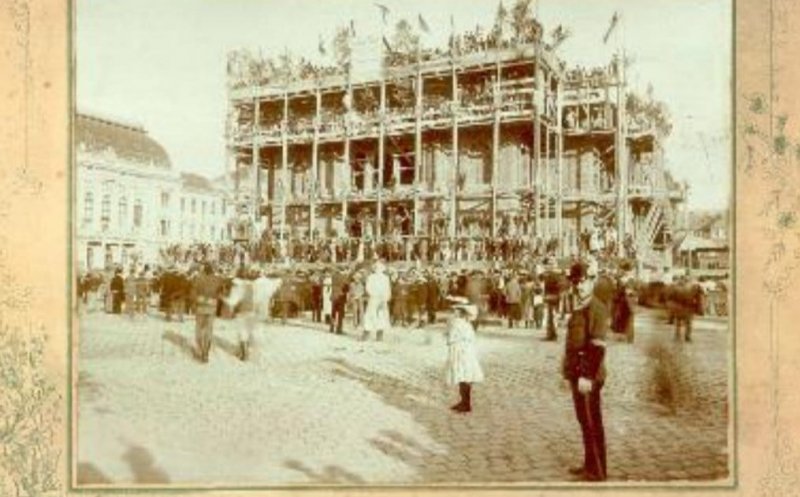 Construcţia Teatrului Naţional Cluj