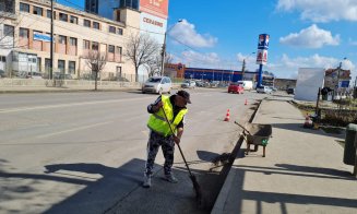 Curățenie generală pe străzile din Turda, odată cu venirea primăverii