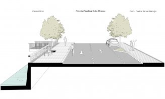 Câte parcări şi câţi copaci vor fi pe Coşbuc şi Cardinal Iuliu Hossu