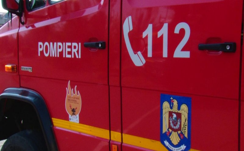 Un TIR a luat foc azi-noapte la Cluj-Napoca