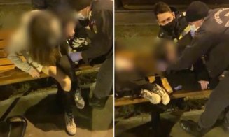 Doi tineri au fost găsiţi de jarndarmi inconștienți și îngheţaţi pe o bancă: "Păreau că dorm"