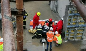 Accident pe un șantier din Cluj-Napoca
