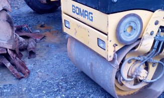 Se lucrează de zor în Mănăştur la locurile de parcare care vor înlocui garajele de cartier demolate recent