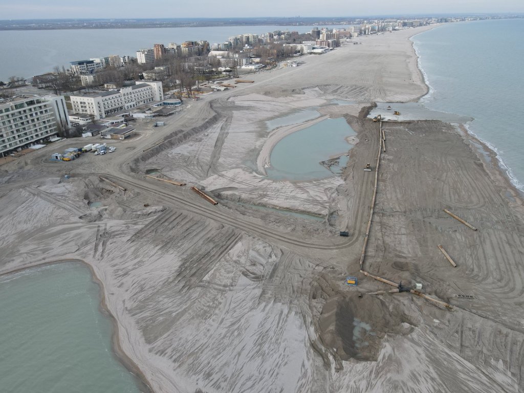 Noua plajă de la Mamaia, supervizată de clujeni