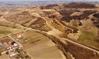 Autostrada Transilvania: Se lucrează în forță pe două tronsoane de pe dealurile de lângă Cluj-Napoca