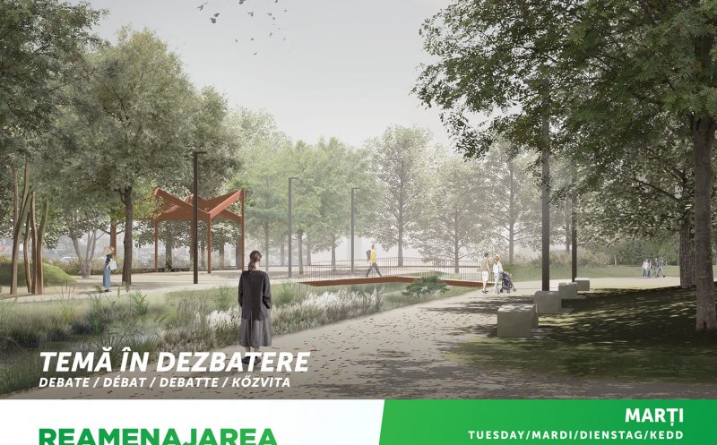 O nouă dezbatere publică la Cluj: Reamenajarea Parcului Primăverii