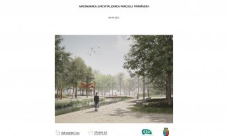 Cum va arăta Parcul Primăvarii: amfiteatru, pajişti de picnic, locuri de sport şi joacă. Se modifică şi străzile Meşter şi Cioran