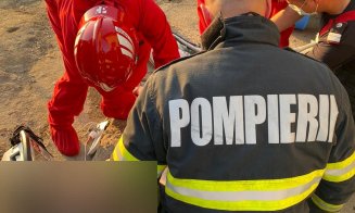 INCENDIU la Cluj. O femeie a fost resuscitată şi intubată în urma unei explozii la o butelie de gaz