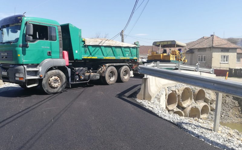 Un nou pod într-o localitate clujeană. Cât durează lucrările