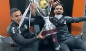 Jucătorii campioanei au sărbătorit inedit câștigarea Supercupei. Cum au fost surprinși Camora&Co.