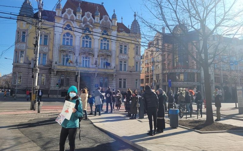 Un nou protest anti-restricții la Cluj. Care sunt dorințele maifestanților