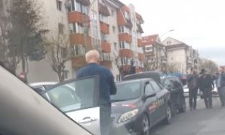 Accident în lanț în Zorilor. Au fost  implicate trei mașini