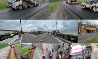 Drumarii de la Cluj au reparat gardurile Autostrăzii Transilvania