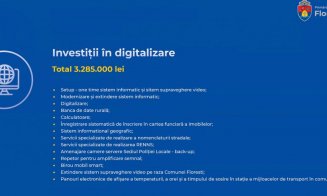 Cum arată bugetul Floreștiului pe anul 2021. Bogdan Pivariu a anunțat care sunt investițiile comunei