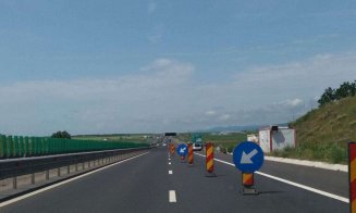 Lucrări de reparații pe autostrada A10 Turda - Sebeș. Circulație restricționată pe două segmente