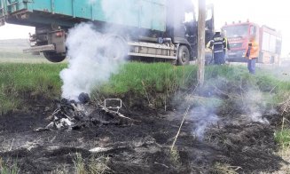 Noi imagini de la accidentul mortal din Căpuș. Motociclistul nu a avut nicio șansă