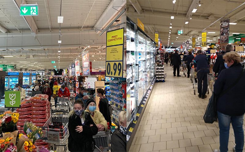 Clujeni ieșiți dezumflați de la Kaufland! Au stat ore întregi la coadă pentru o promoție care a dat eroare