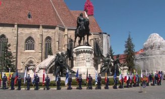 A început Ziua Europei la Cluj. Piața Unirii, în straie de sărbătoare