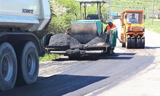 Se repară drumul județean 107M Luna de Sus - Săvădisla