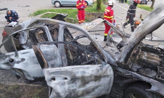 Execuție în stil mafiot! Cine este afaceristul din Arad a cărui maşină a explodat