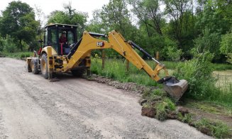 Un nou drum județean din Cluj intră în reparații. Lucrările se vor termina cu turnarea de asfalt