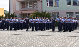 Elevii Școlii de Agenți de Poliție Cluj au depus jurământul militar