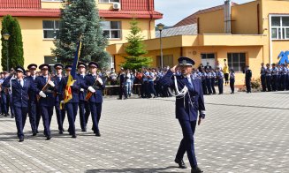 Elevii Școlii de Agenți de Poliție Cluj au depus jurământul militar