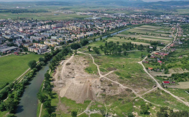 Situl poluat de la Poșta Rât din Turda se transformă în spațiu verde. Stadiul lucrărilor