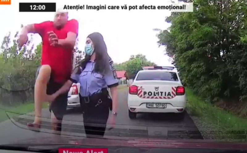 Scene desprinse din filmele de acțiune la Buzău. Un bărbat a fost urmărit și luat la bătaie, chiar sub ochii polițiștilor